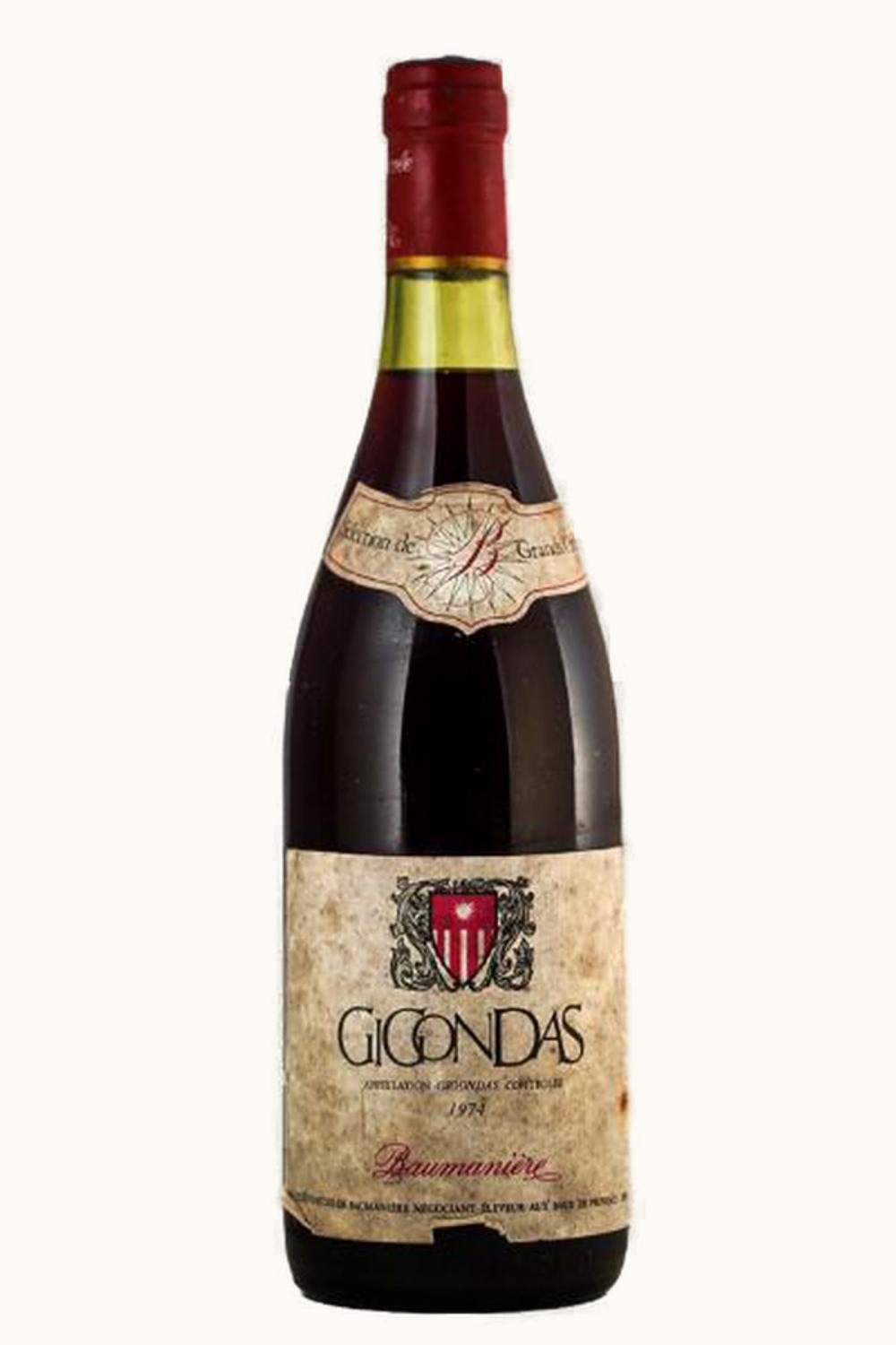 La Cave de Vignerons La Cave de Vignerons Baumanière Gigondas Rhône, France, 1974