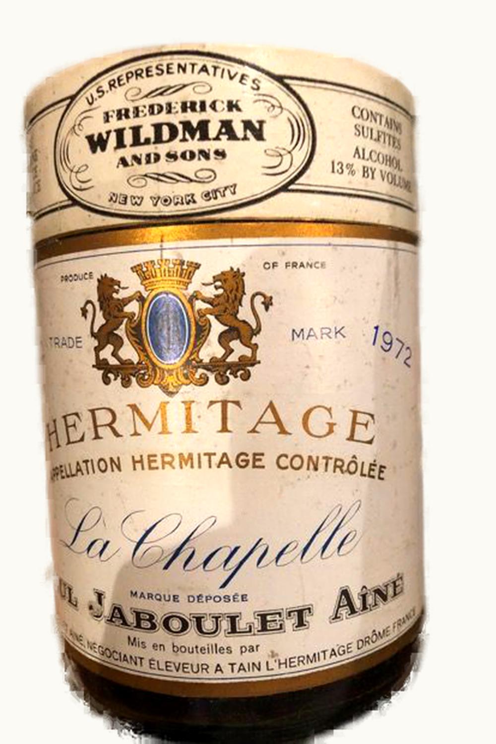 Paul Jaboulet Aîné Paul Jaboulet Aîné La Chapelle Hermitage Rhône, France, 1972