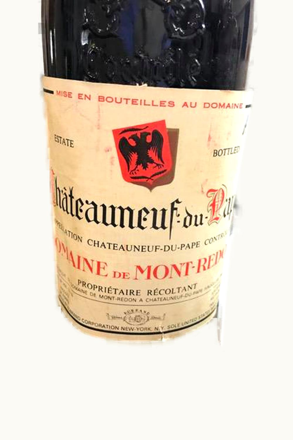 Château Mont-Redon Château Mont-Redon Châteauneuf-du-Pape Rhône, France, 1972