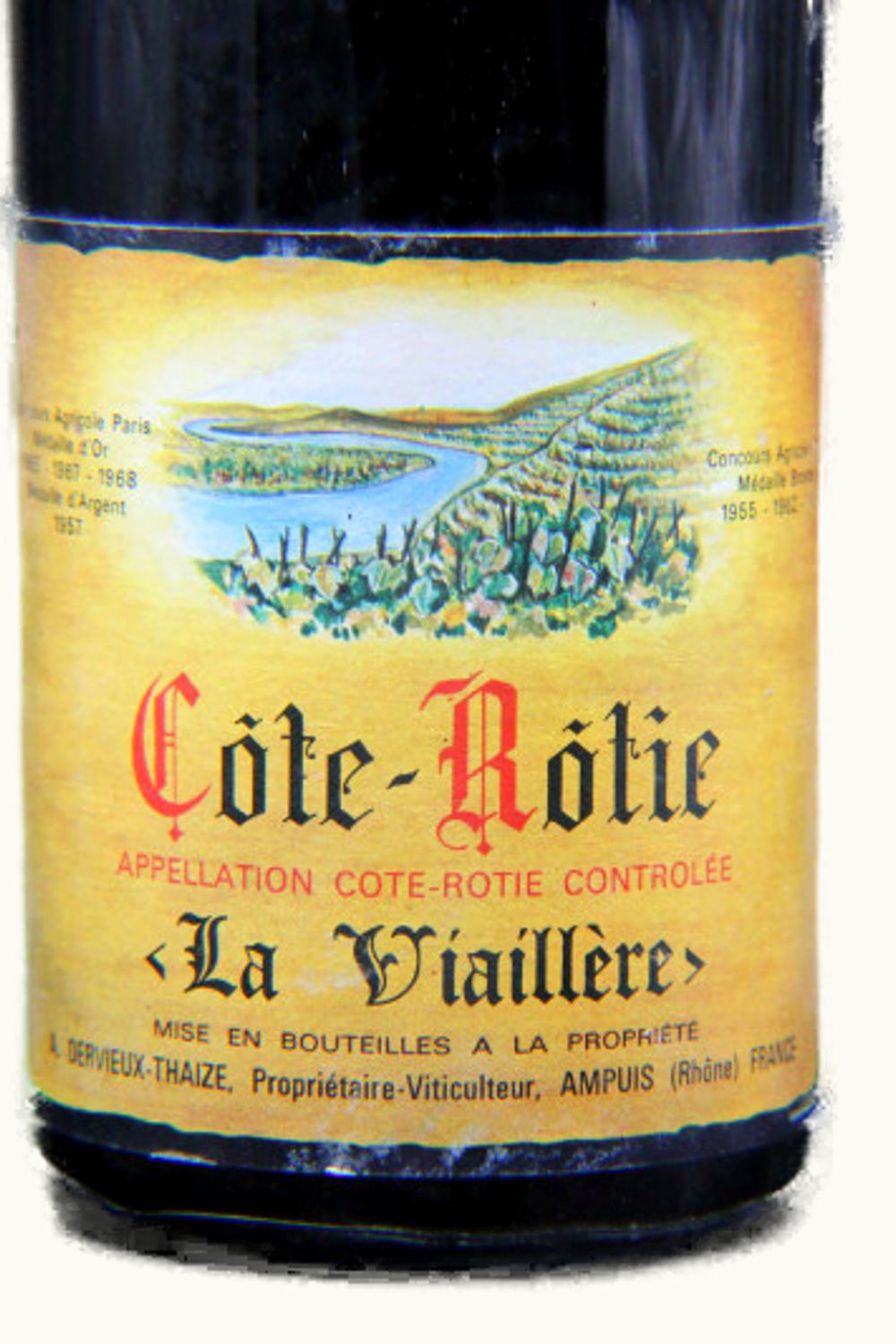 Dervieux-Thaize Dervieux Thaize La VIallière Côte-Rôtie Rhône, France, 1971