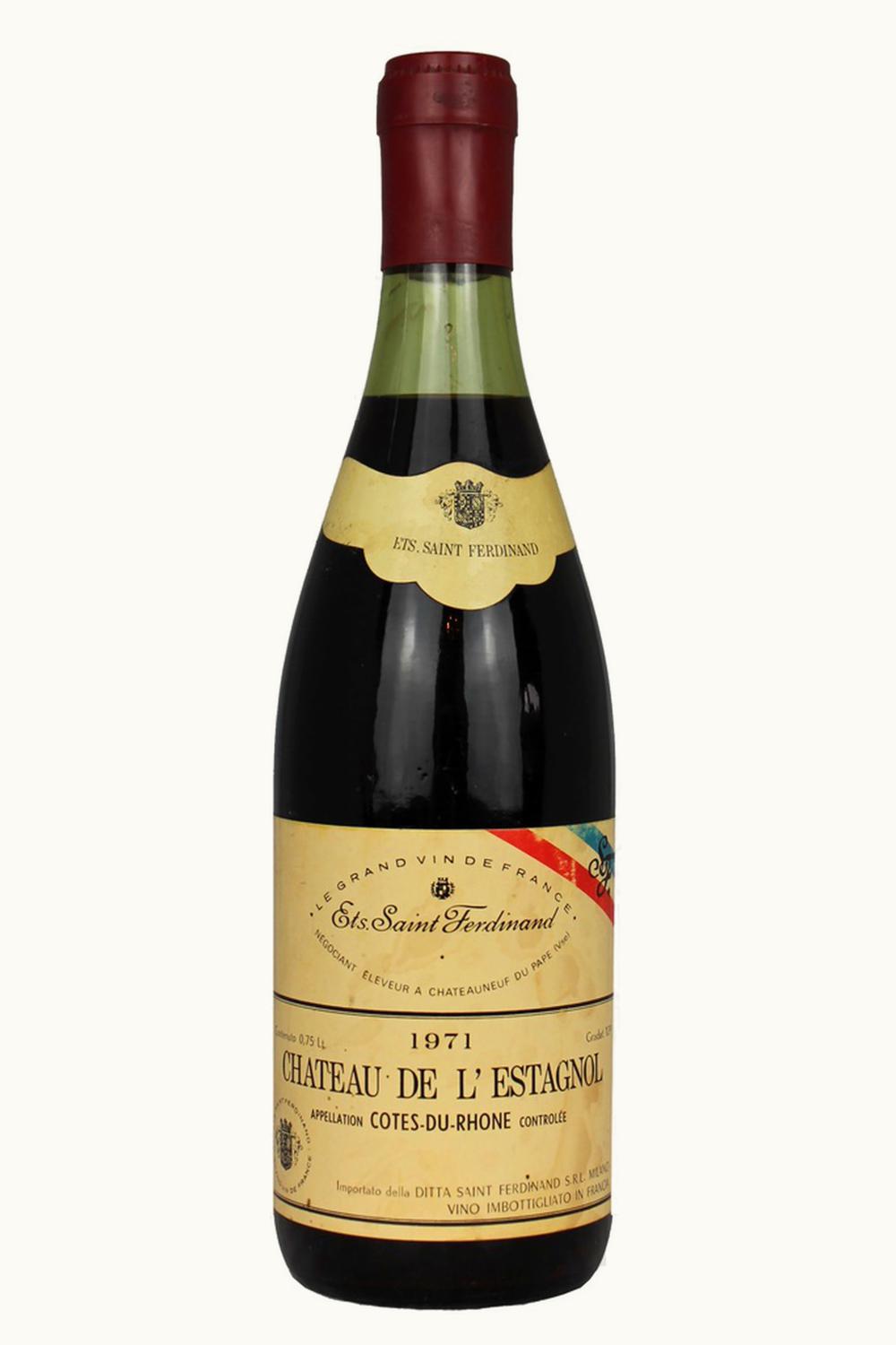 De l'Estagnol De l'Estagnol Rouge Côte du Rhône, France, 1971