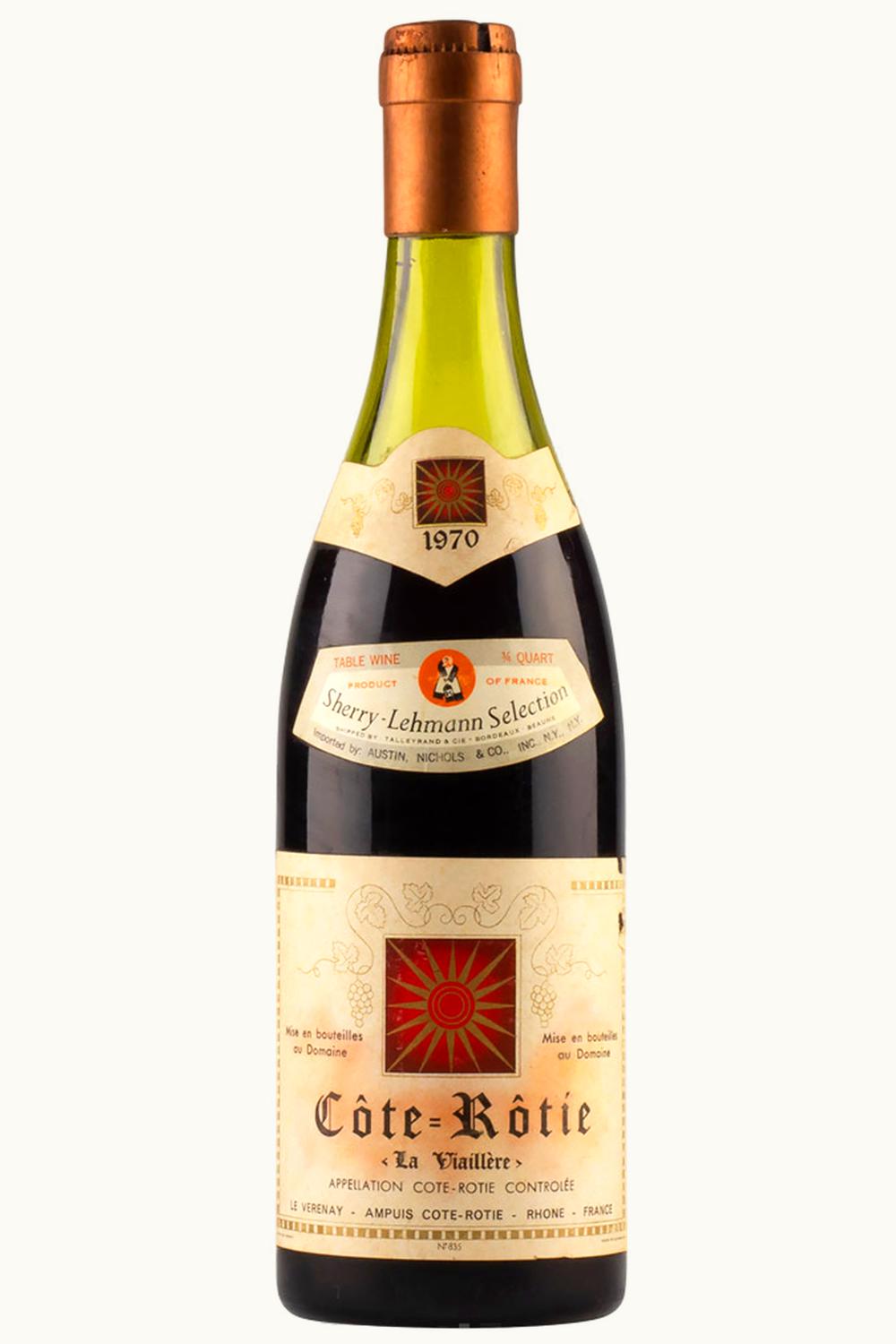 Dervieux-Thaize Dervieux Thaize La VIallière Côte-Rôtie Rhône, France, 1970