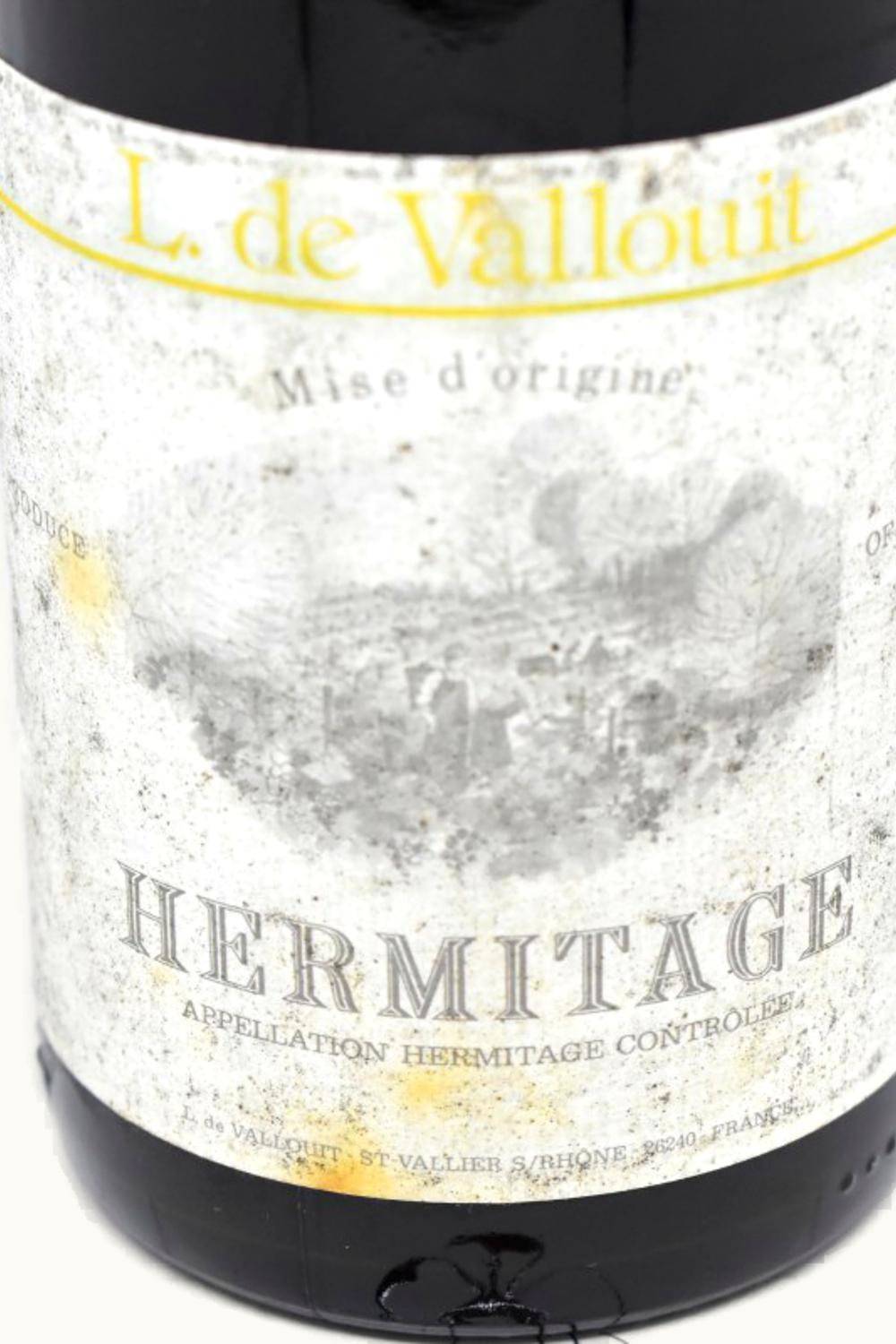 L. de Vallouit L. de Vallouit Hermitage Rhône, France, 1970