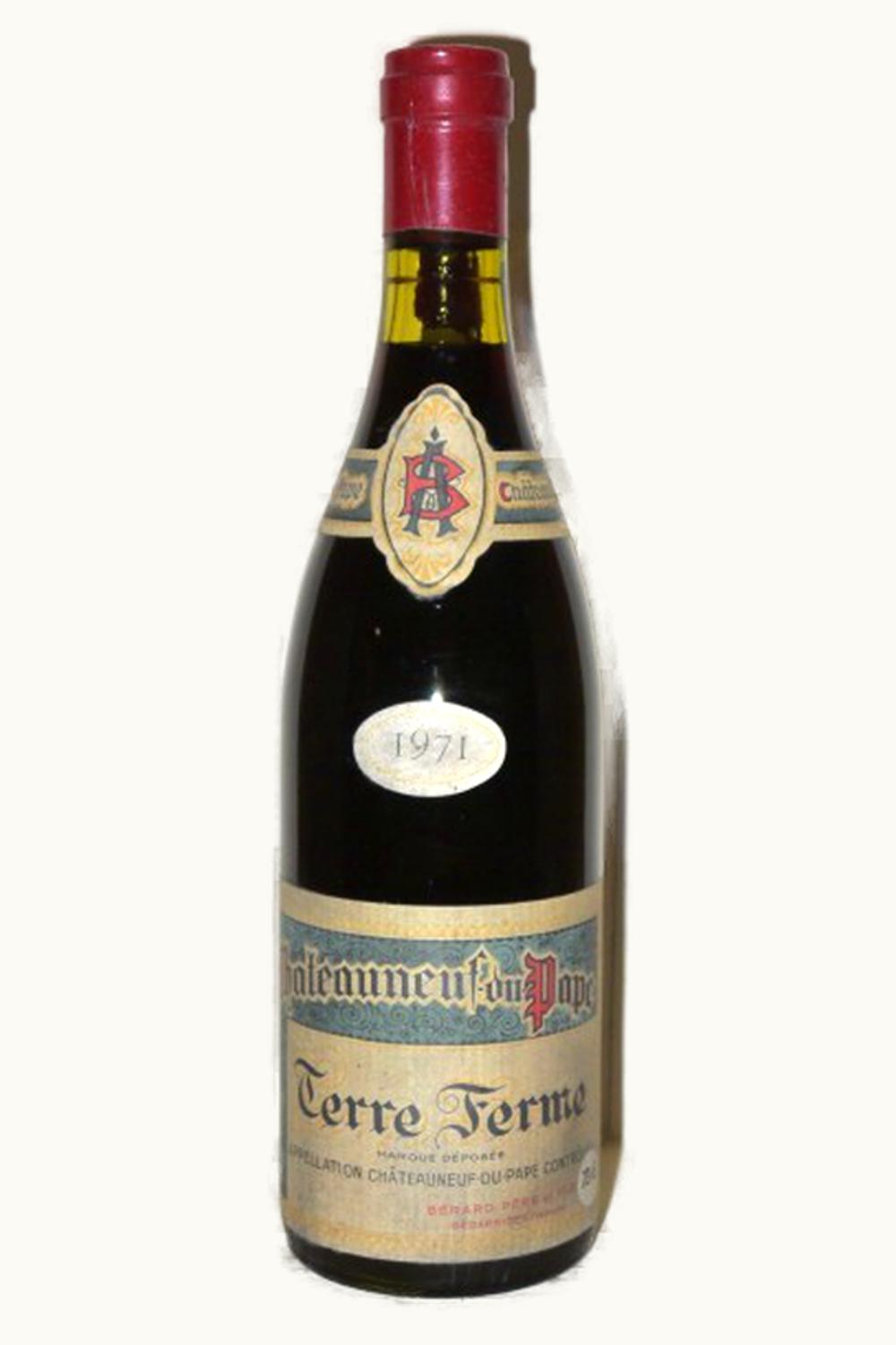 Bérêche & Fils Bérêche & Fils Domaine de Terre Ferme Châteauneuf-du-Pape Rhône, France, 1970