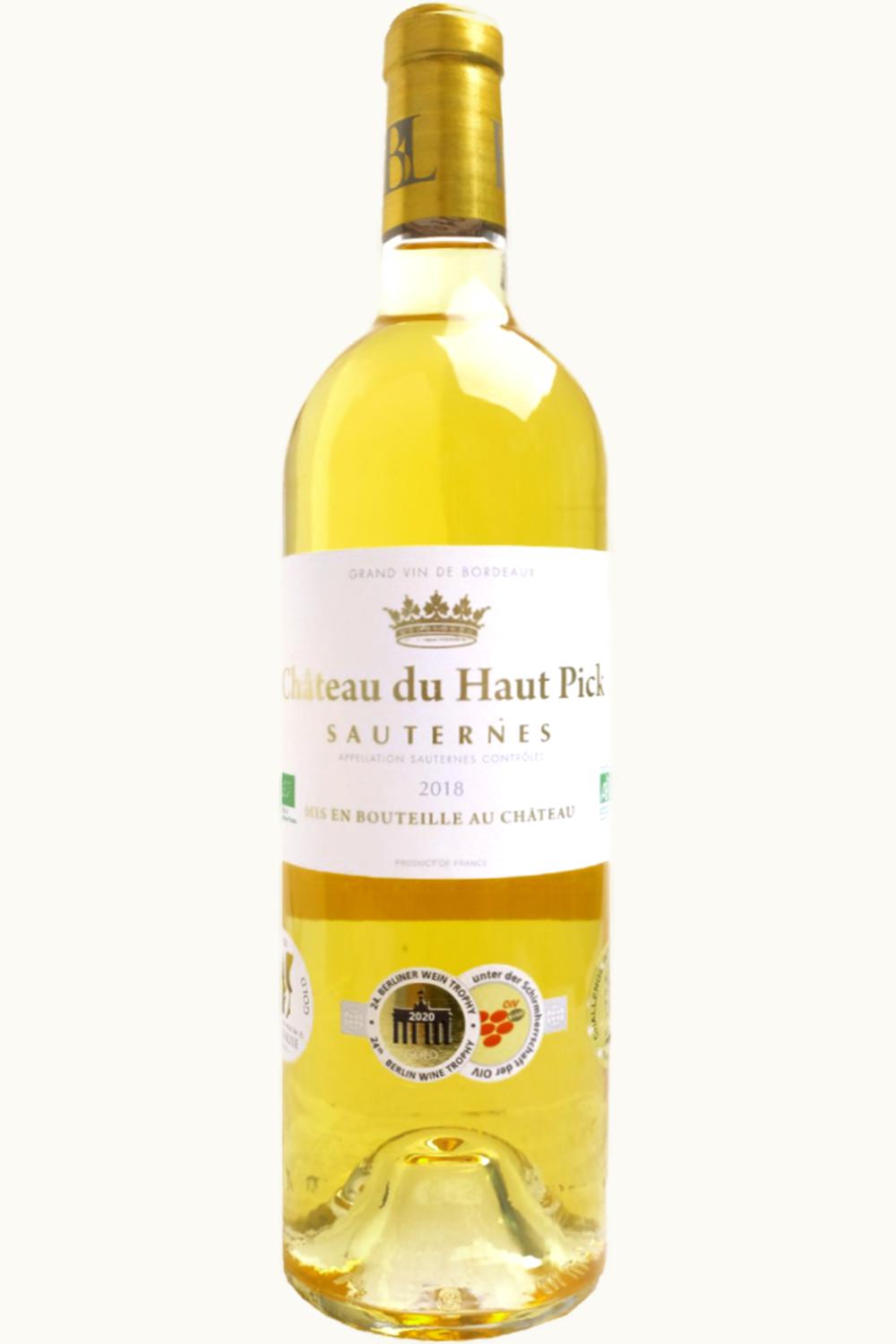 Du Haut Pick Du Haut Pick Sauternes Bordeaux, France, 2022