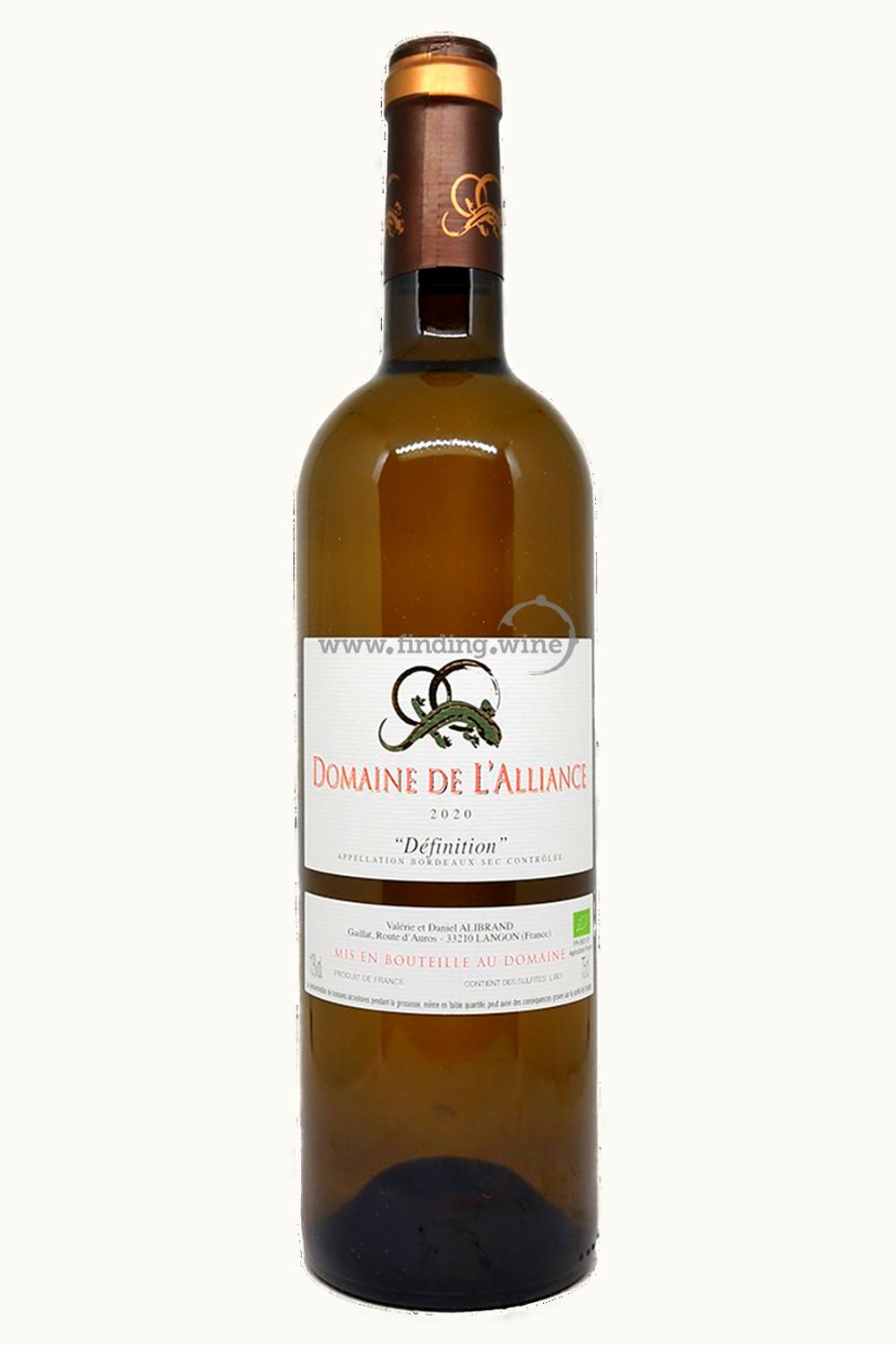 Domaine de l'Alliance Domaine de l'Alliance Sauternes Bordeaux, France, 2020