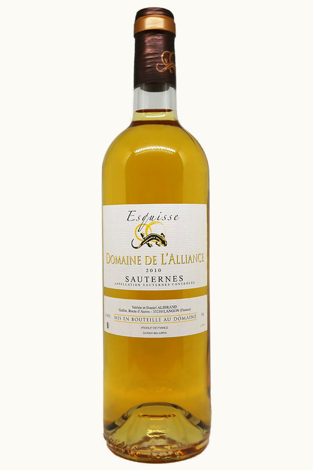 Domaine de l'Alliance Domaine de l'Alliance Sauternes Bordeaux, France, 2019