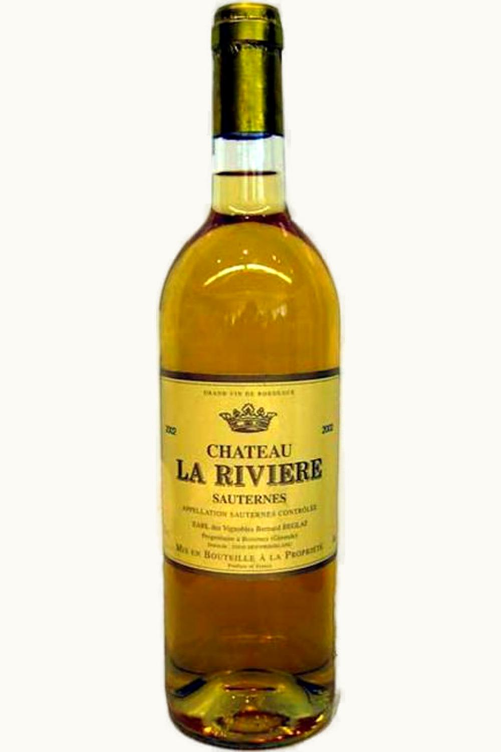 La Riviere La Riviere Sauternes Bordeaux, France, 2019