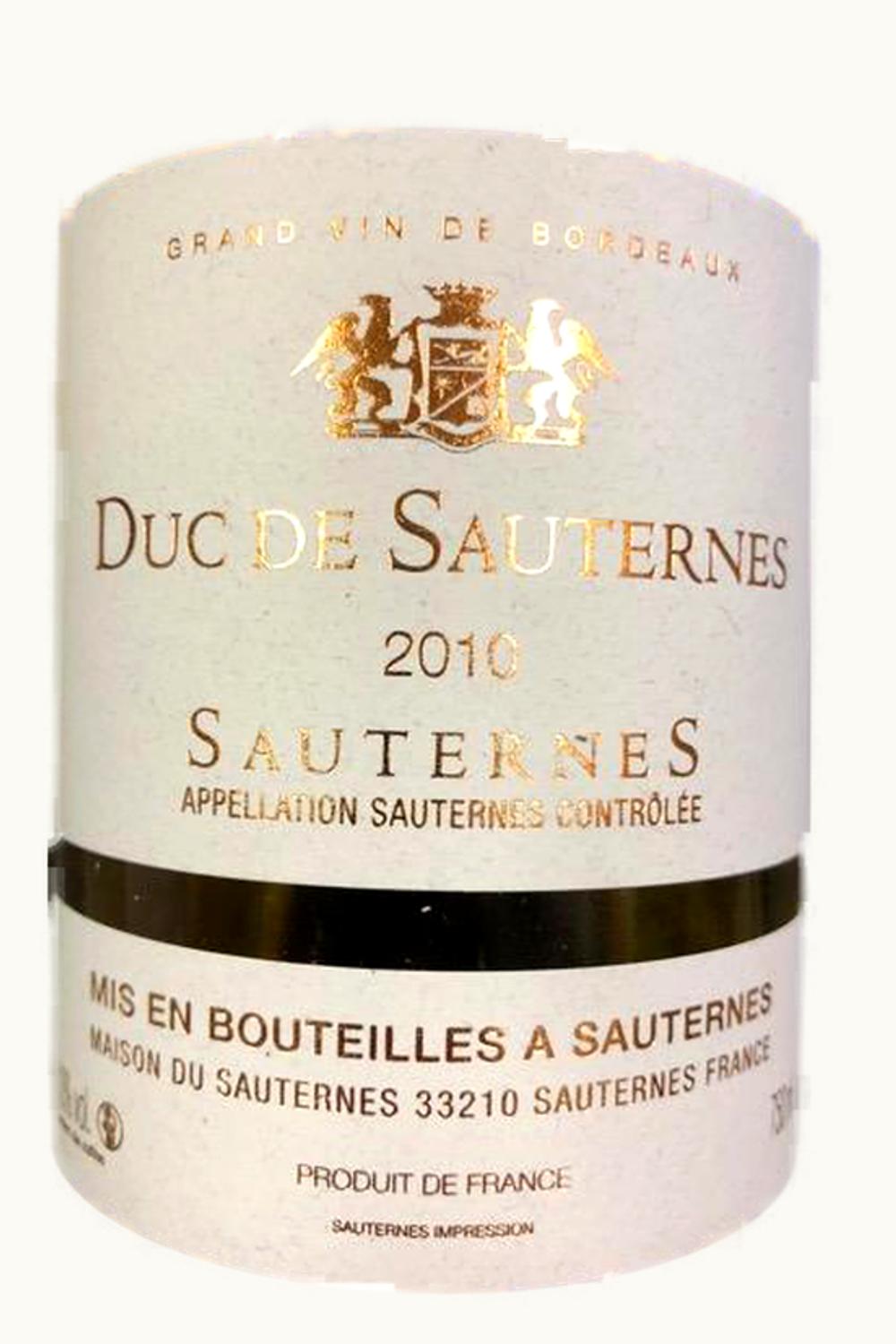 Duc de Sauternes Duc de Sauternes Bordeaux, France, 2018