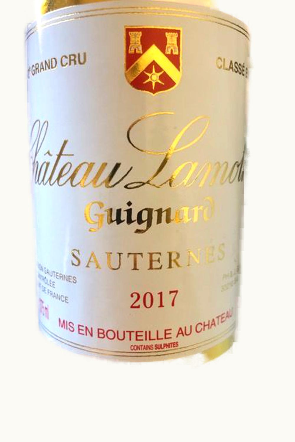 Château Lamothe Guignard Château Lamothe Guignard Sauternes Bordeaux, France, 2017 UZ0696330