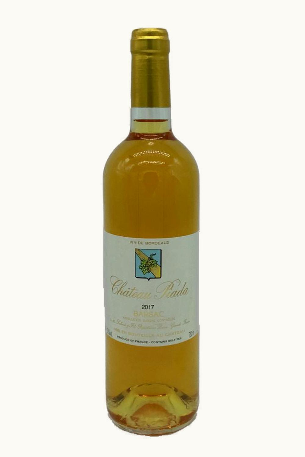 Château Piada Piada Barsac Sauternes Bordeaux, France, 2017