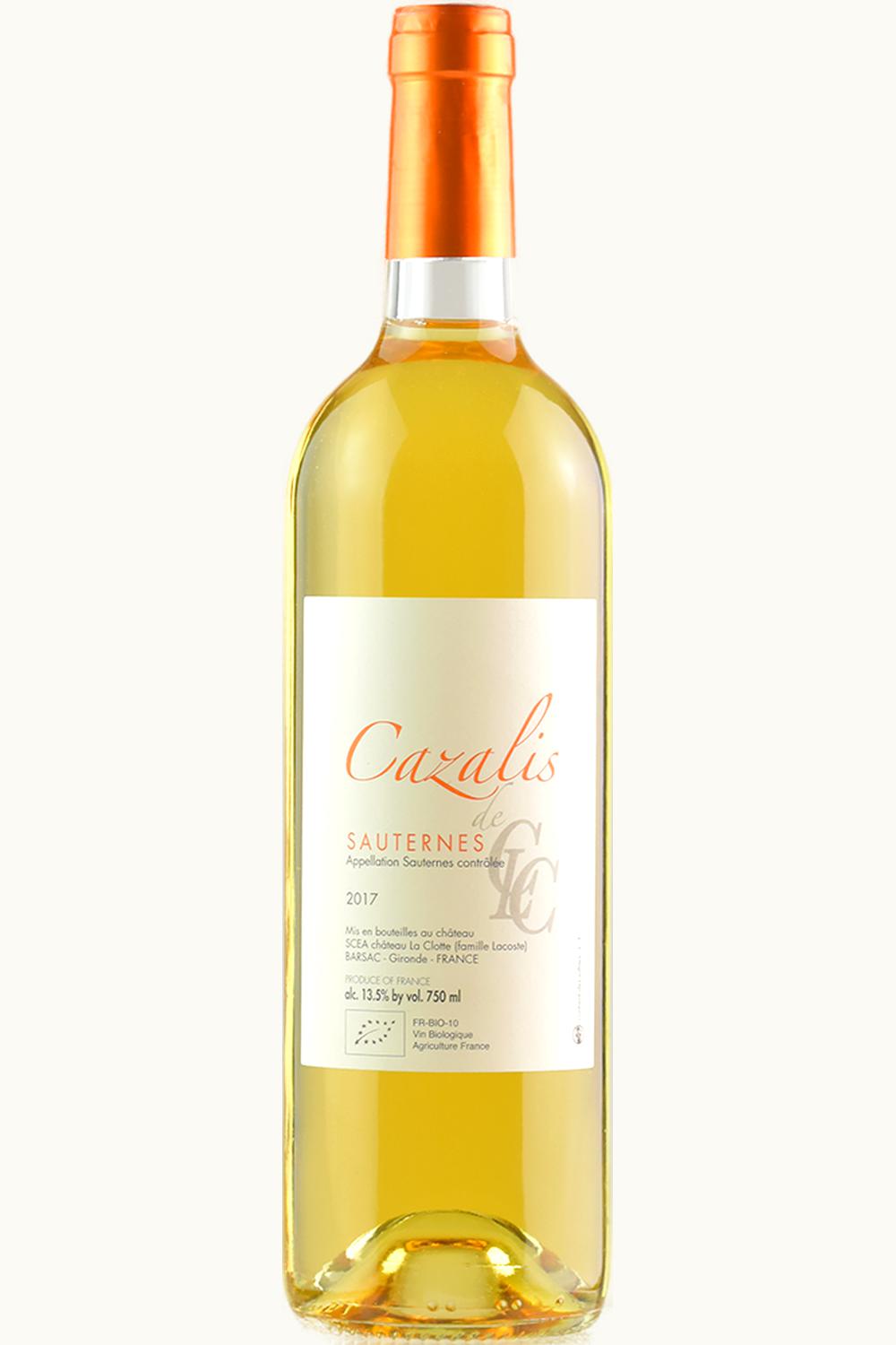 La Clotte Cazalis La Clotte Cazalis Sauternes Bordeaux, France, 2017