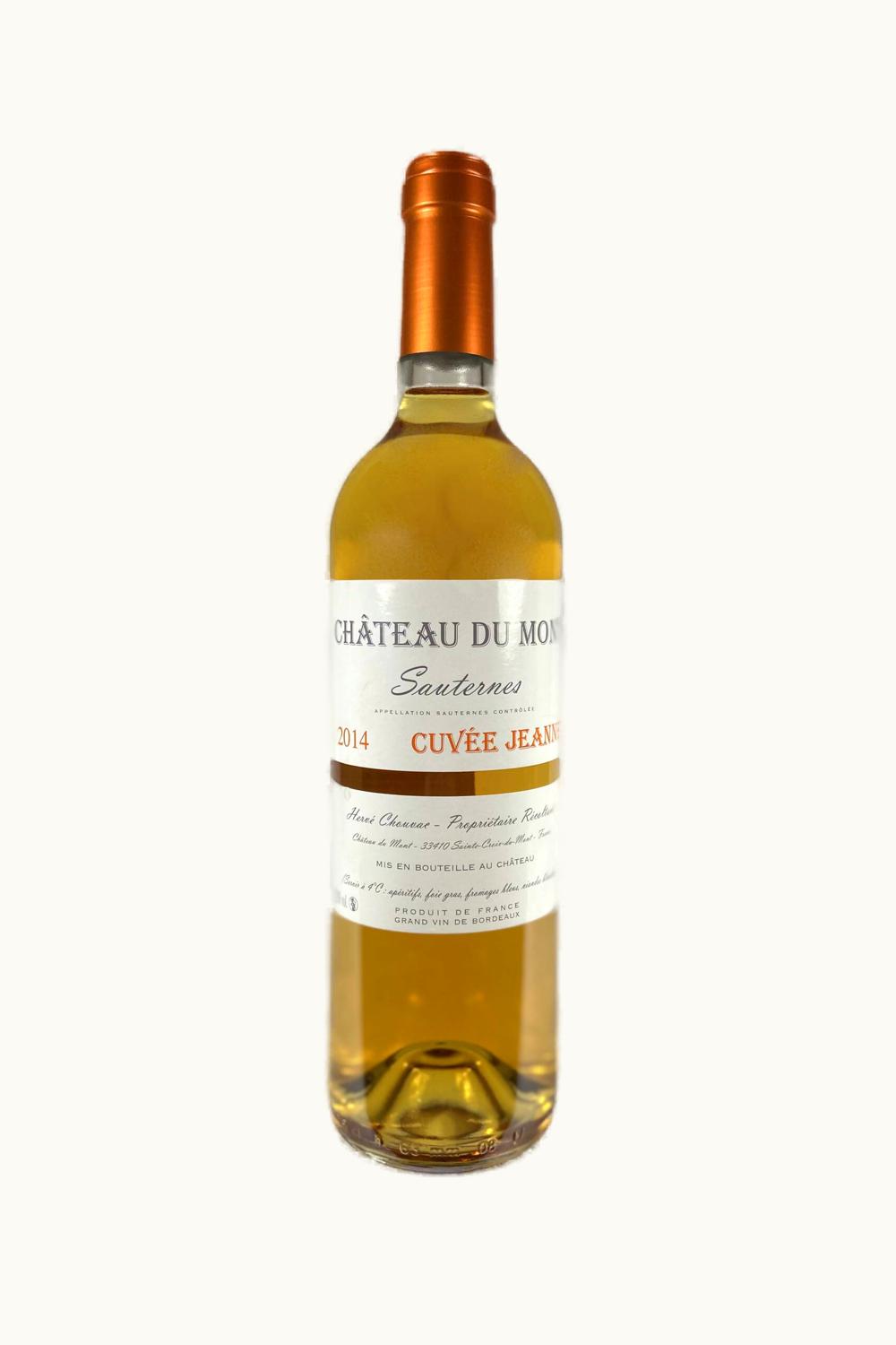 Du Mont Cuvee Jeanne Du Mont Cuvee Jeanne Sauternes Bordeaux, France, 2017