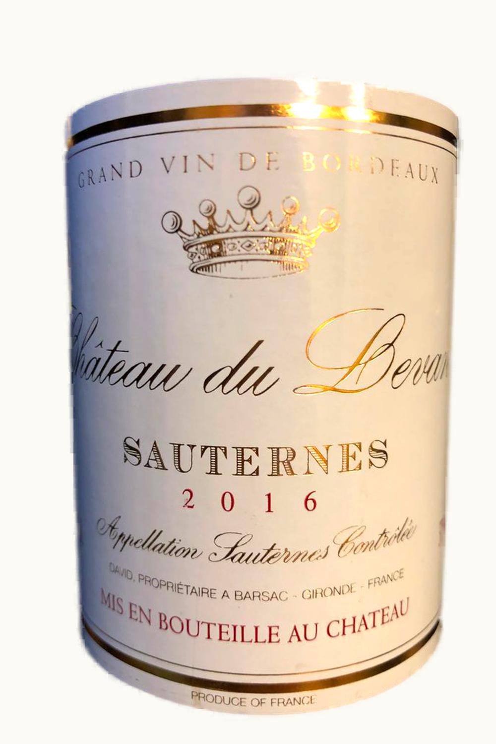 Du Levant Du Levant Sauternes Bordeaux, France, 2016