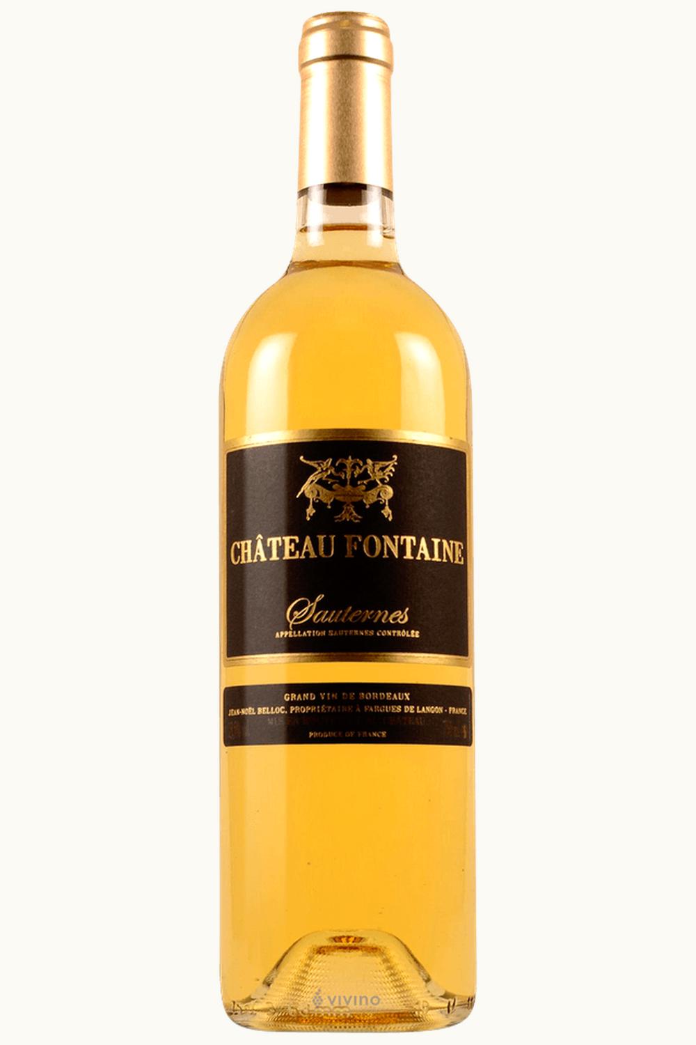 Fontain Fontain Sauternes Bordeaux, France, 2016
