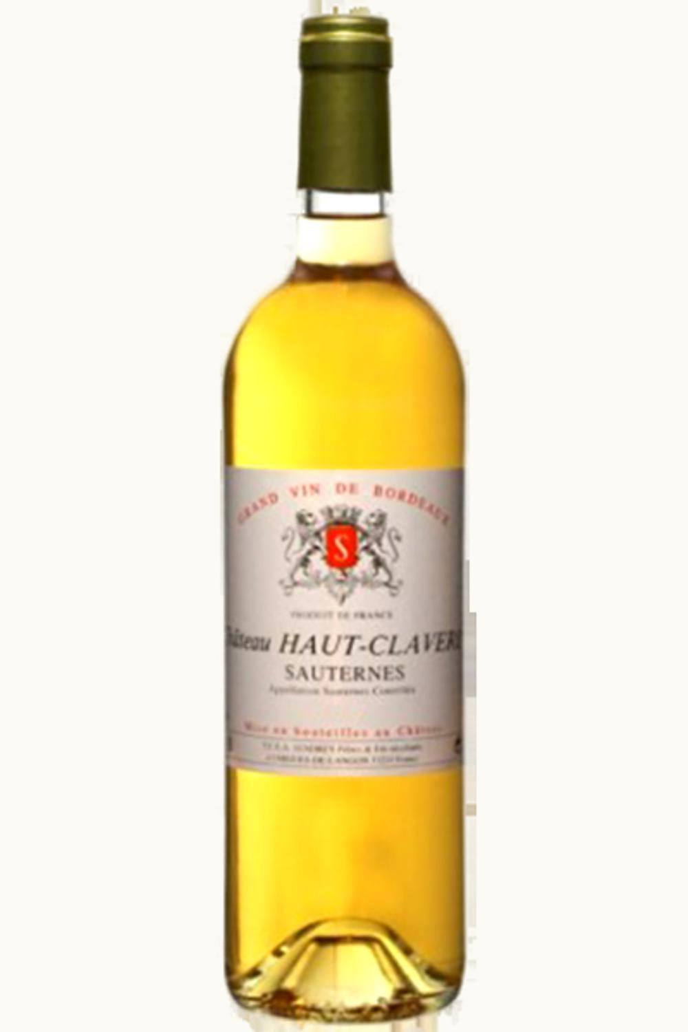 Haut Claverie Haut Claverie Sauternes Bordeaux, France, 2015