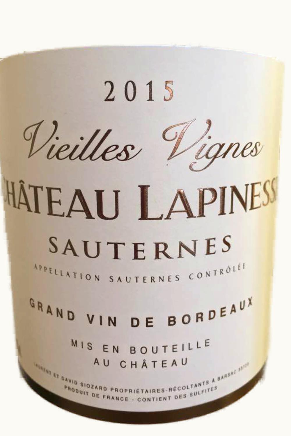 Lapinesse Lapinesse Sauternes Bordeaux, France, 2015