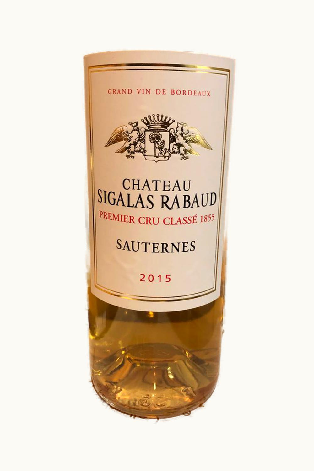 Château Sigalas-Rabaud Château Sigalas-Rabaud Sauternes Bordeaux, France, 2015