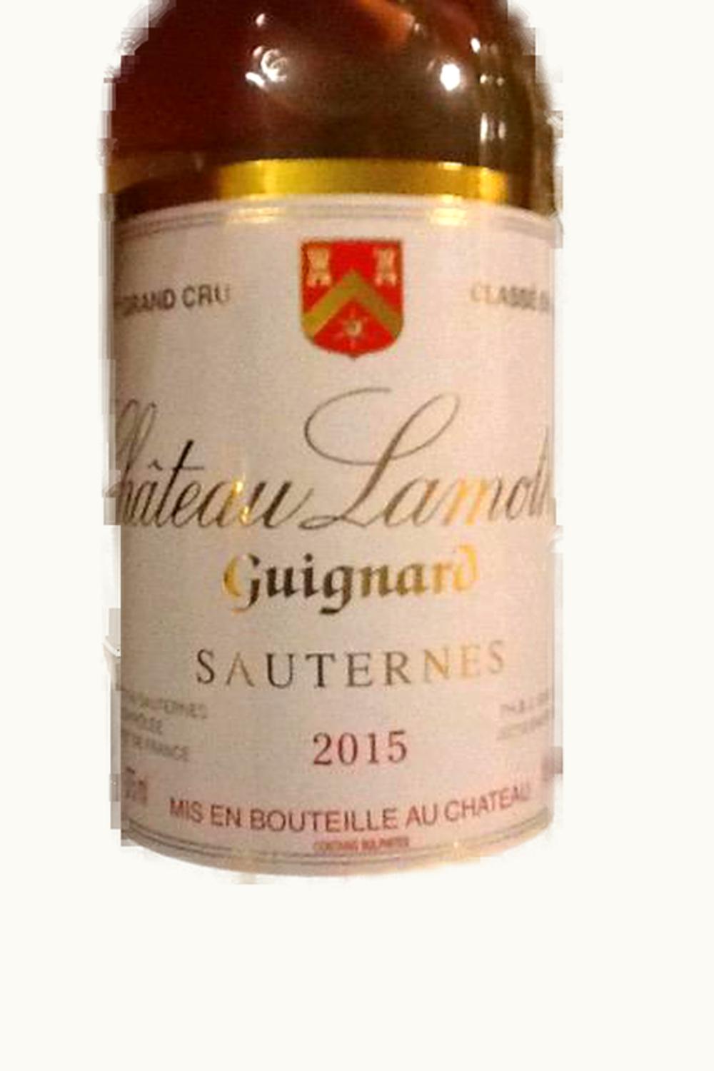 Château Lamothe Guignard Château Lamothe Guignard Sauternes Bordeaux, France, 2015