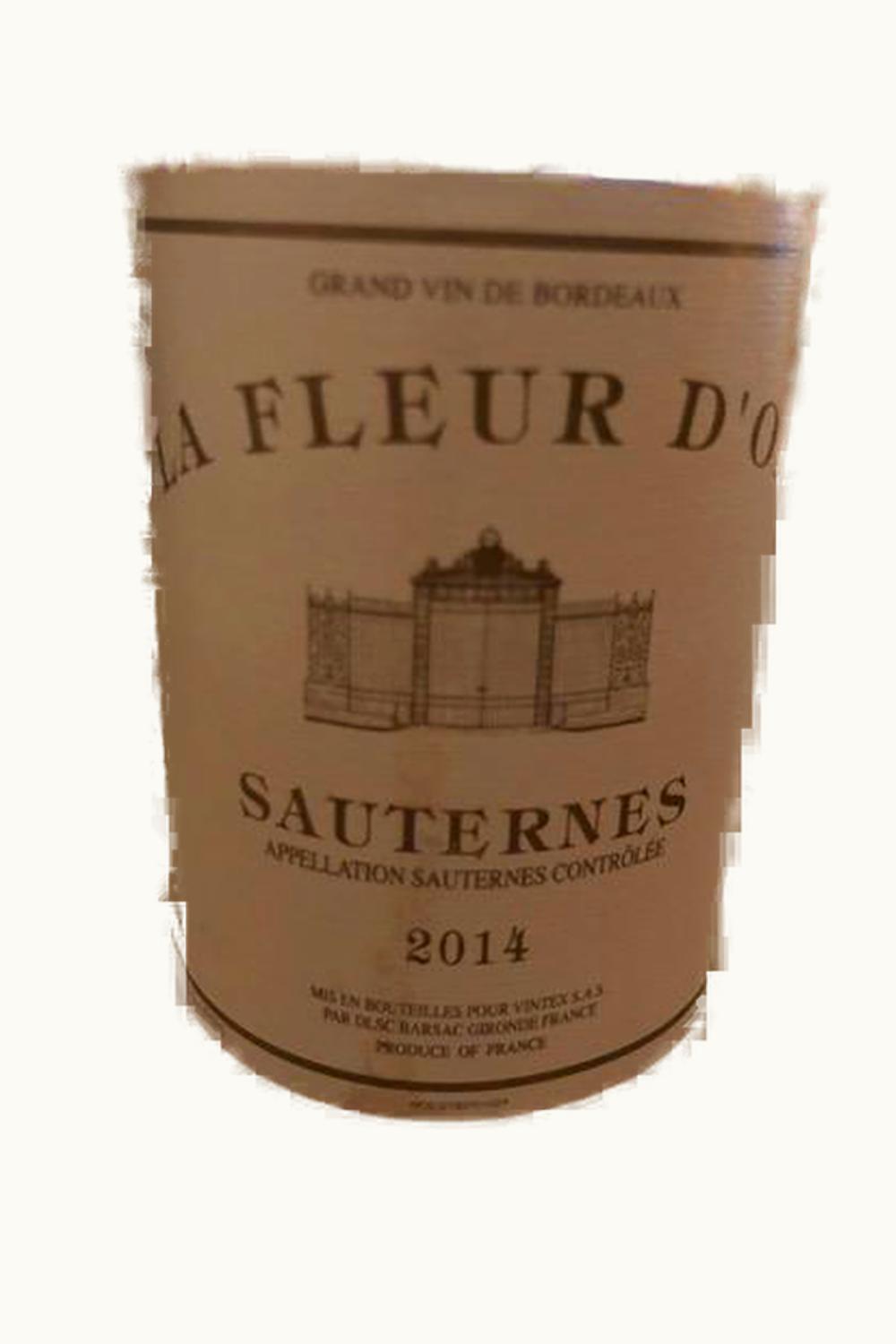 La Fleur d'Or La Fleur d'Or Sauternes Bordeaux, France, 2014