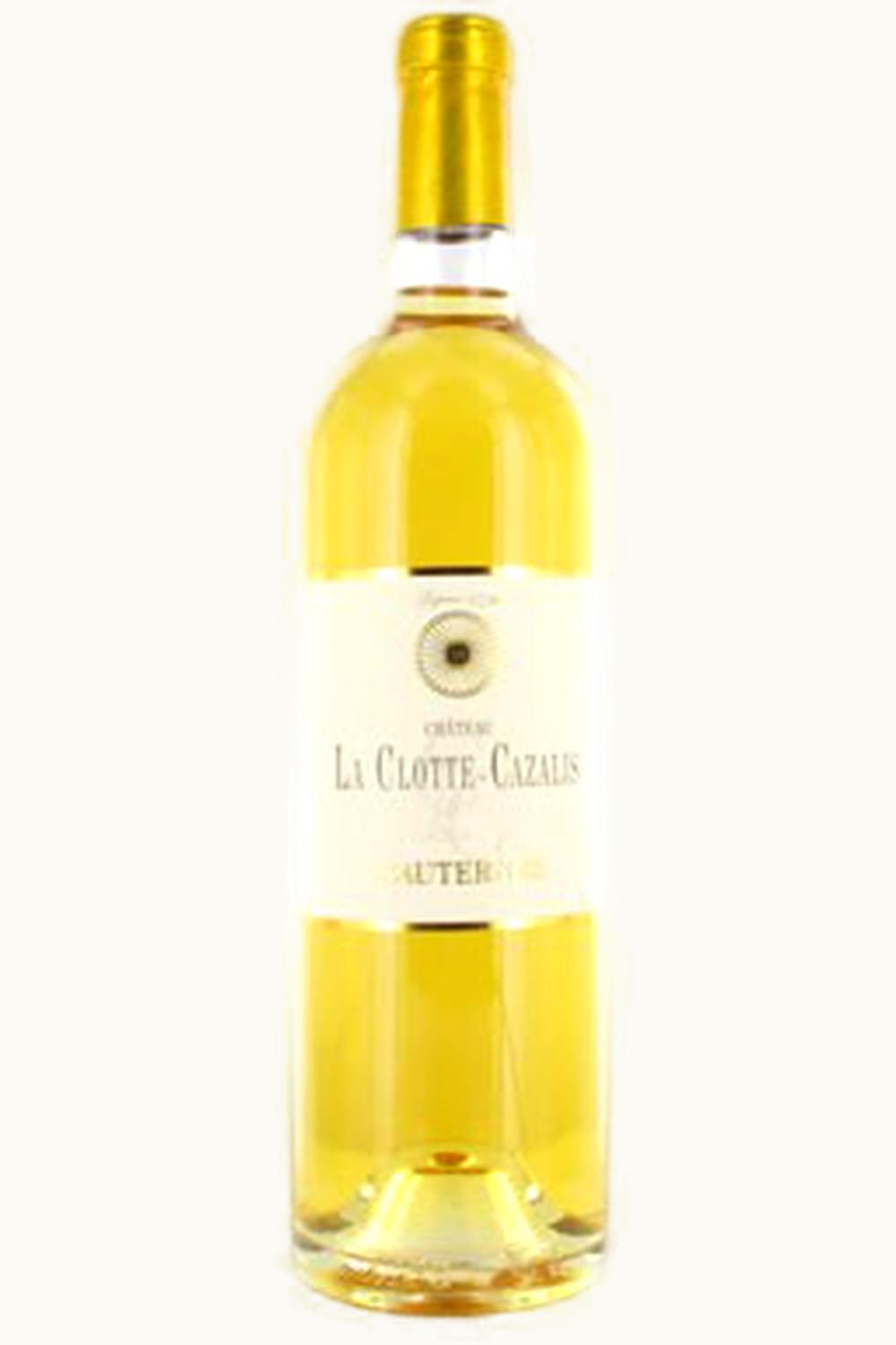 La Clotte Cazalis La Clotte Cazalis Sauternes Bordeaux, France, 2014
