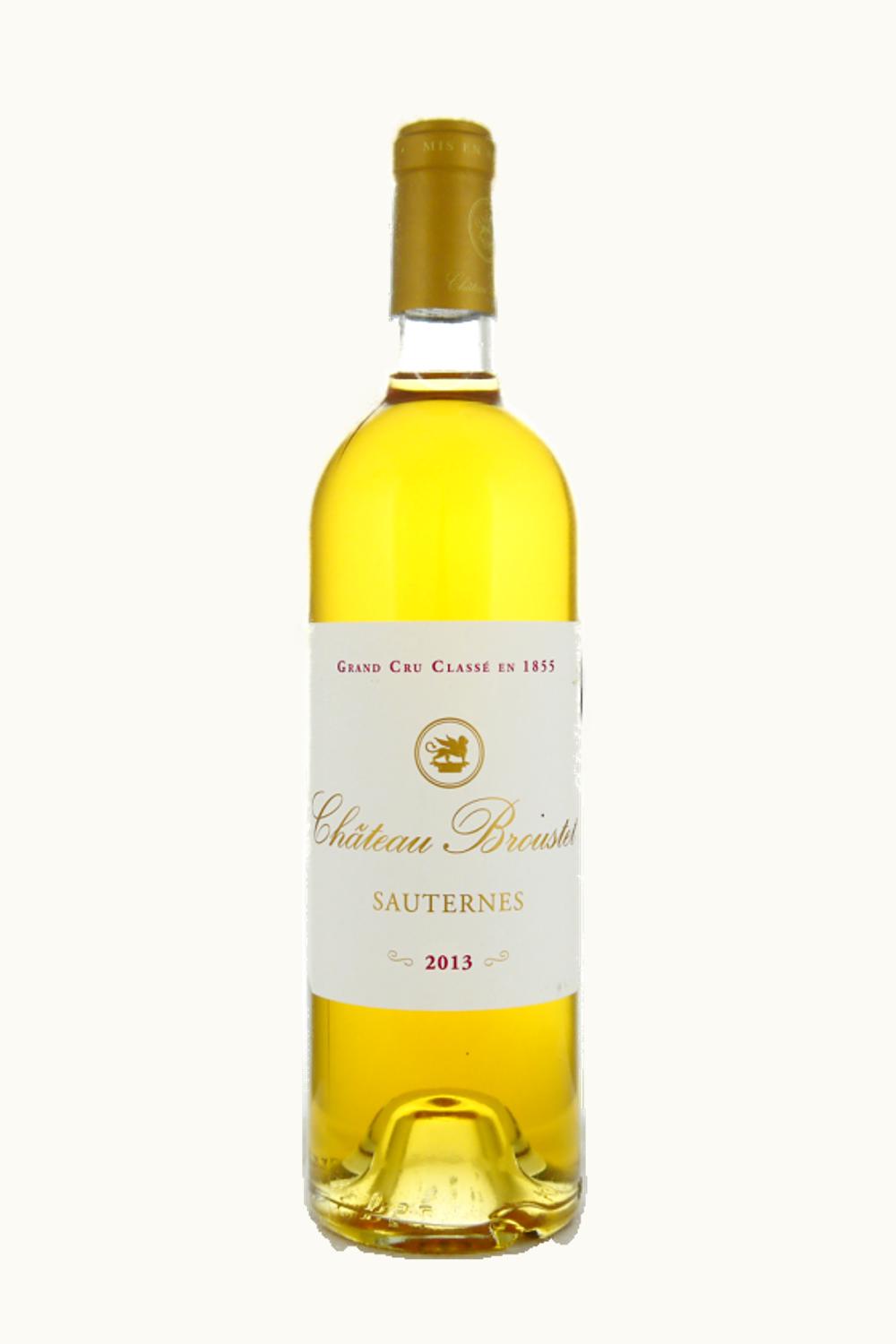 Château Broustet Château Broustet Sauternes Bordeaux, France, 2013