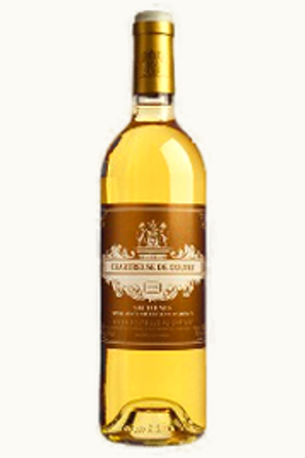 Château Coutet Château Coutet Sauternes Bordeaux, France, 2013