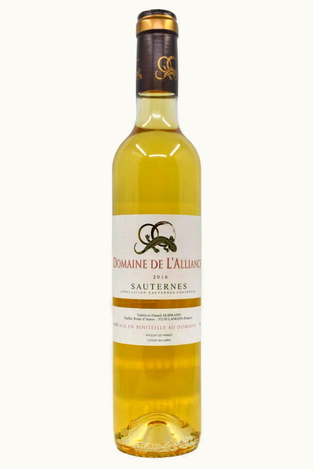 Domaine de l'Alliance Domaine de l'Alliance Sauternes Bordeaux, France, 2013