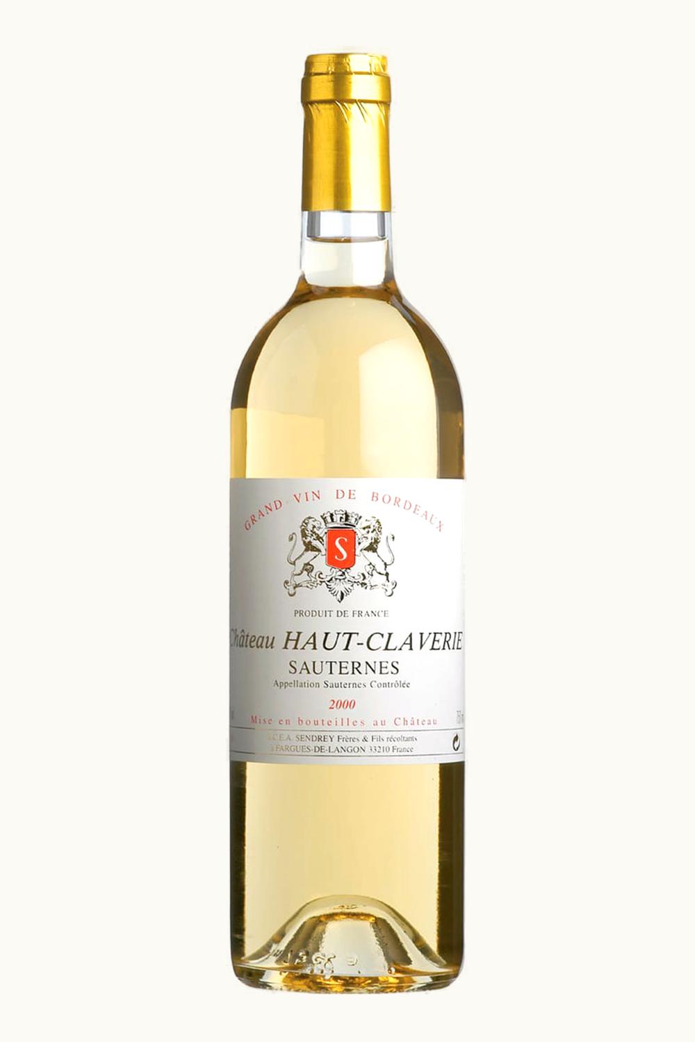 Haut Claverie Haut Claverie Sauternes Bordeaux, France, 2013