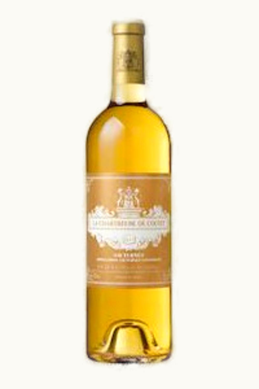 Château Coutet Château Coutet Sauternes Bordeaux, France, 2012