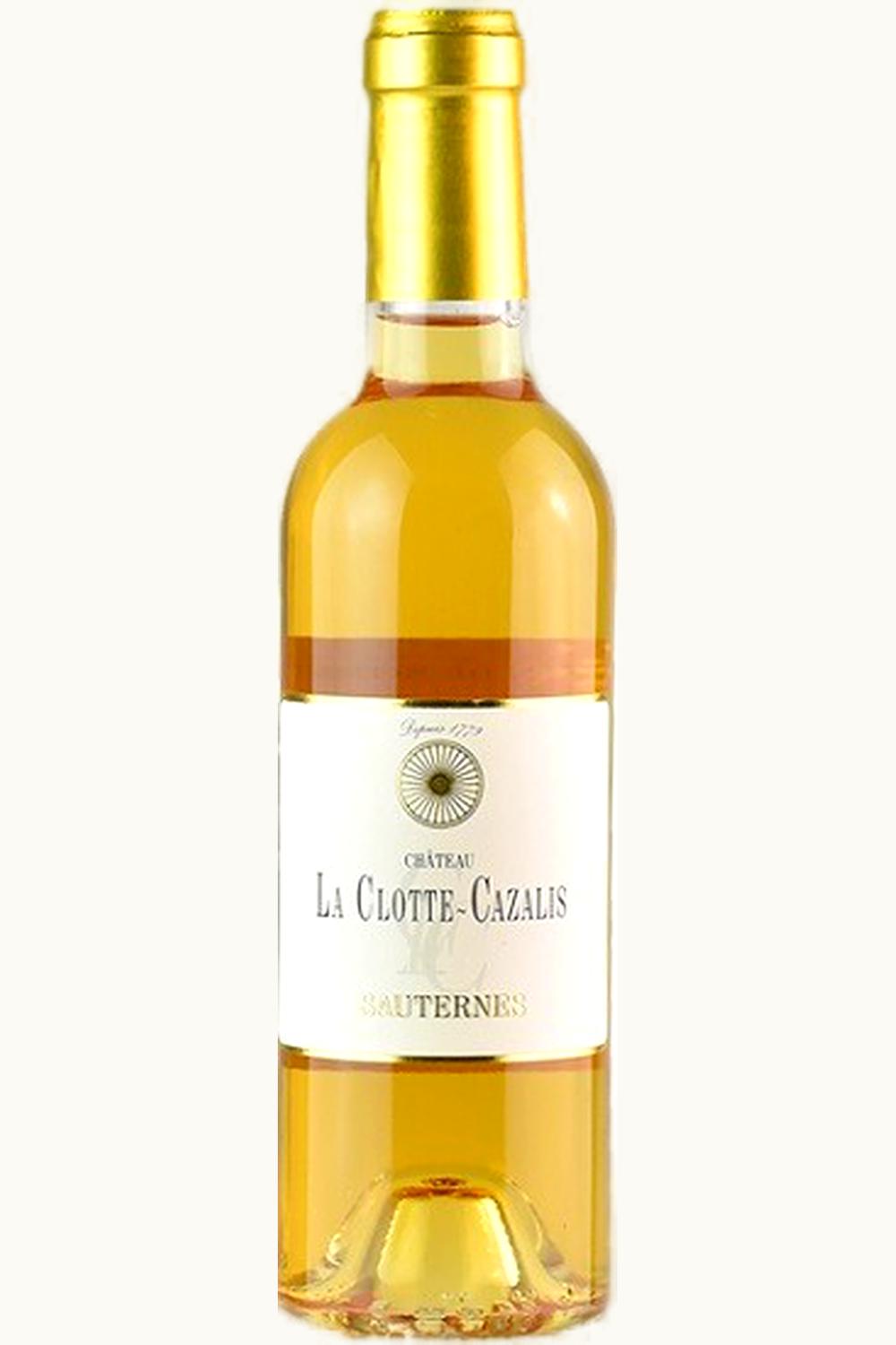 La Clotte Cazalis La Clotte Cazalis Sauternes Bordeaux, France, 2012