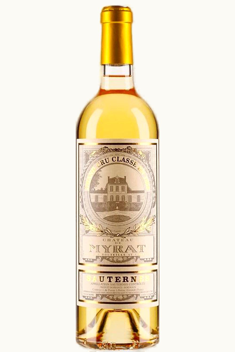 Château de Myrat Château de Myrat Sauternes Barsac Bordeaux France, 2011