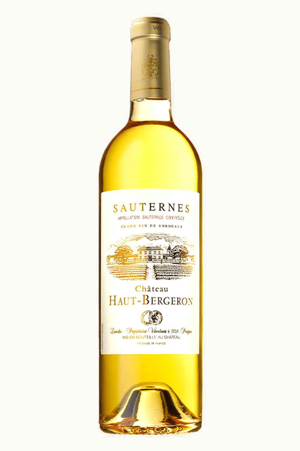 Château Haut-Bergeron Château Haut-Bergeron Sauternes Bordeaux France, 2011