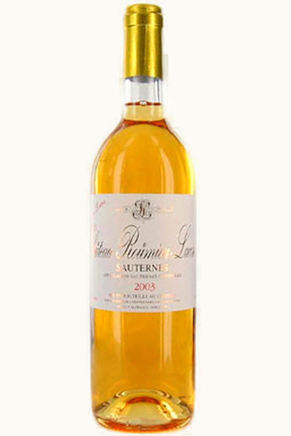 Château Roumieu-Lacoste Château Roumieu-Lacoste Sauternes Bordeaux France, 2011