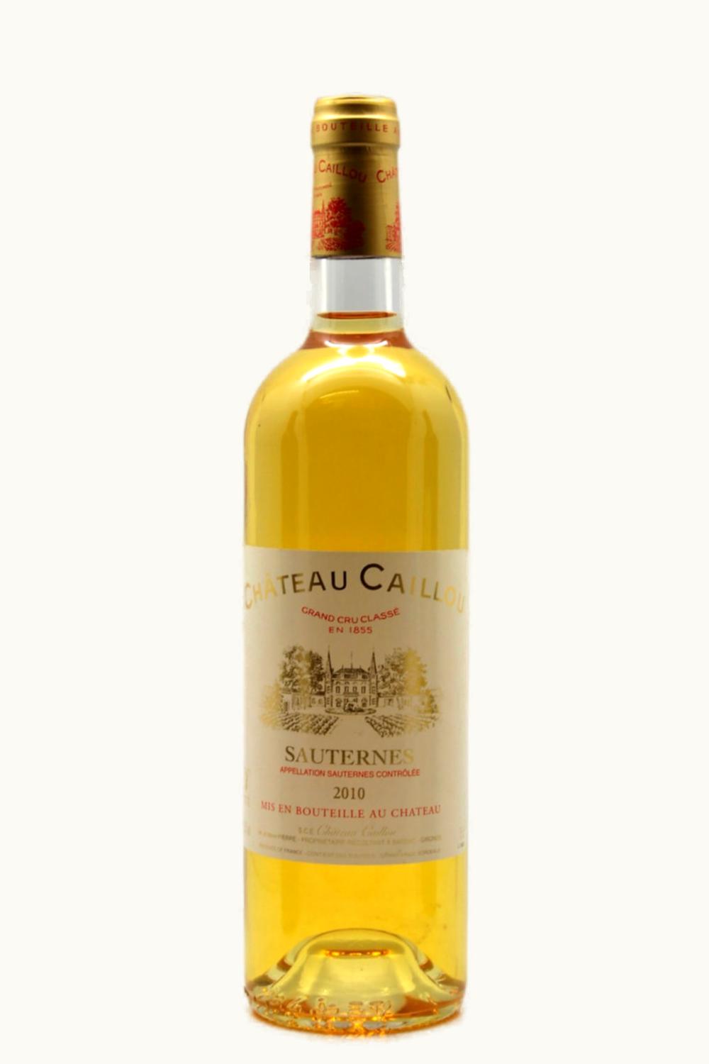 Château Caillou Château Caillou Sauternes Bordeaux France, 2010