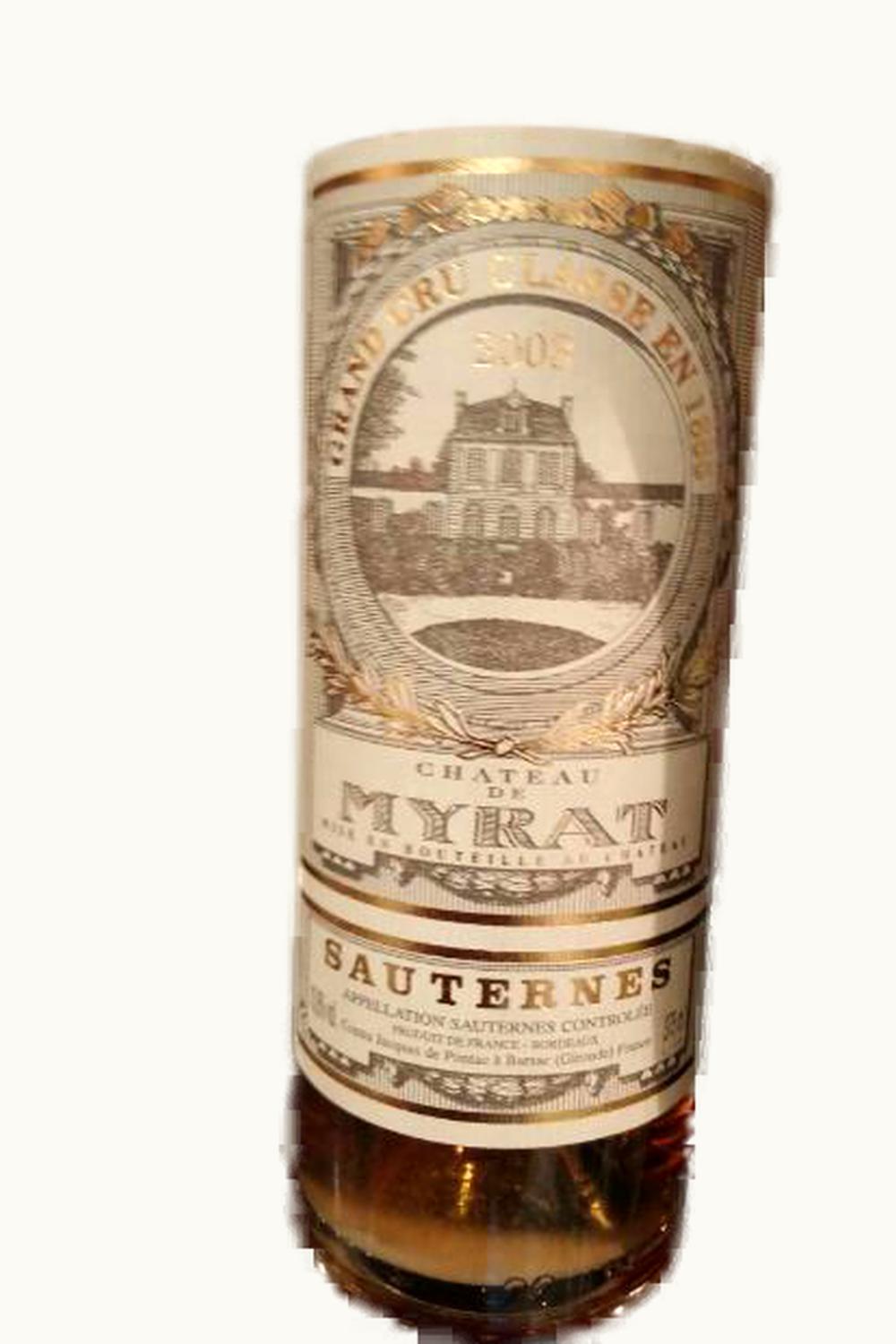 Château de Myrat Château de Myrat Sauternes Barsac Bordeaux France, 2010