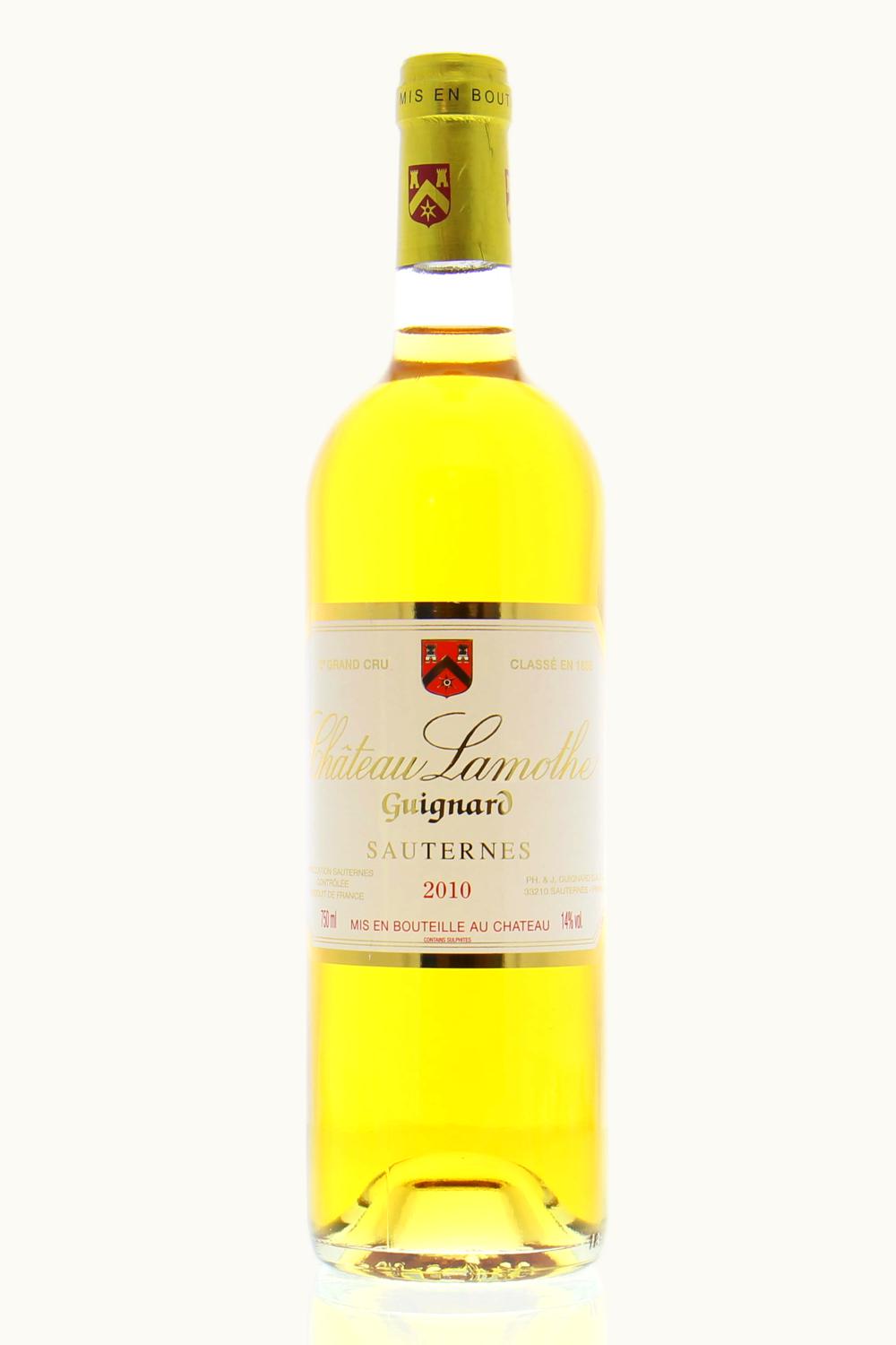 Château Lamothe Guignard Château Lamothe Guignard Sauternes Bordeaux France, 2010 UZ0696739