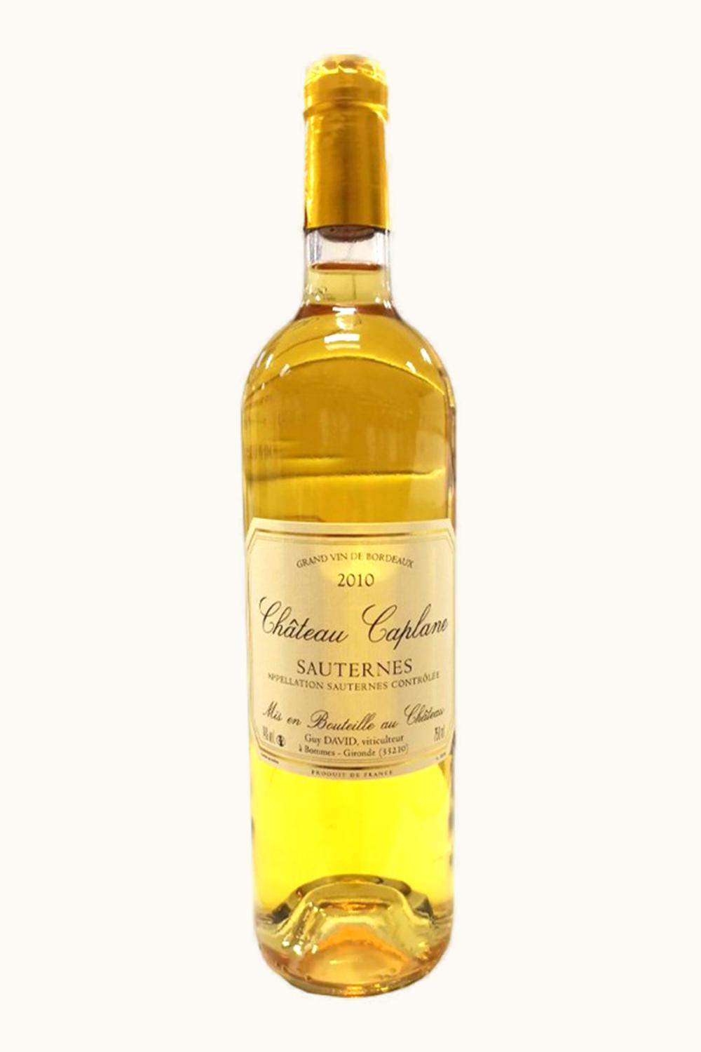 Caplane Caplane Sauternes Bordeaux France, 2010