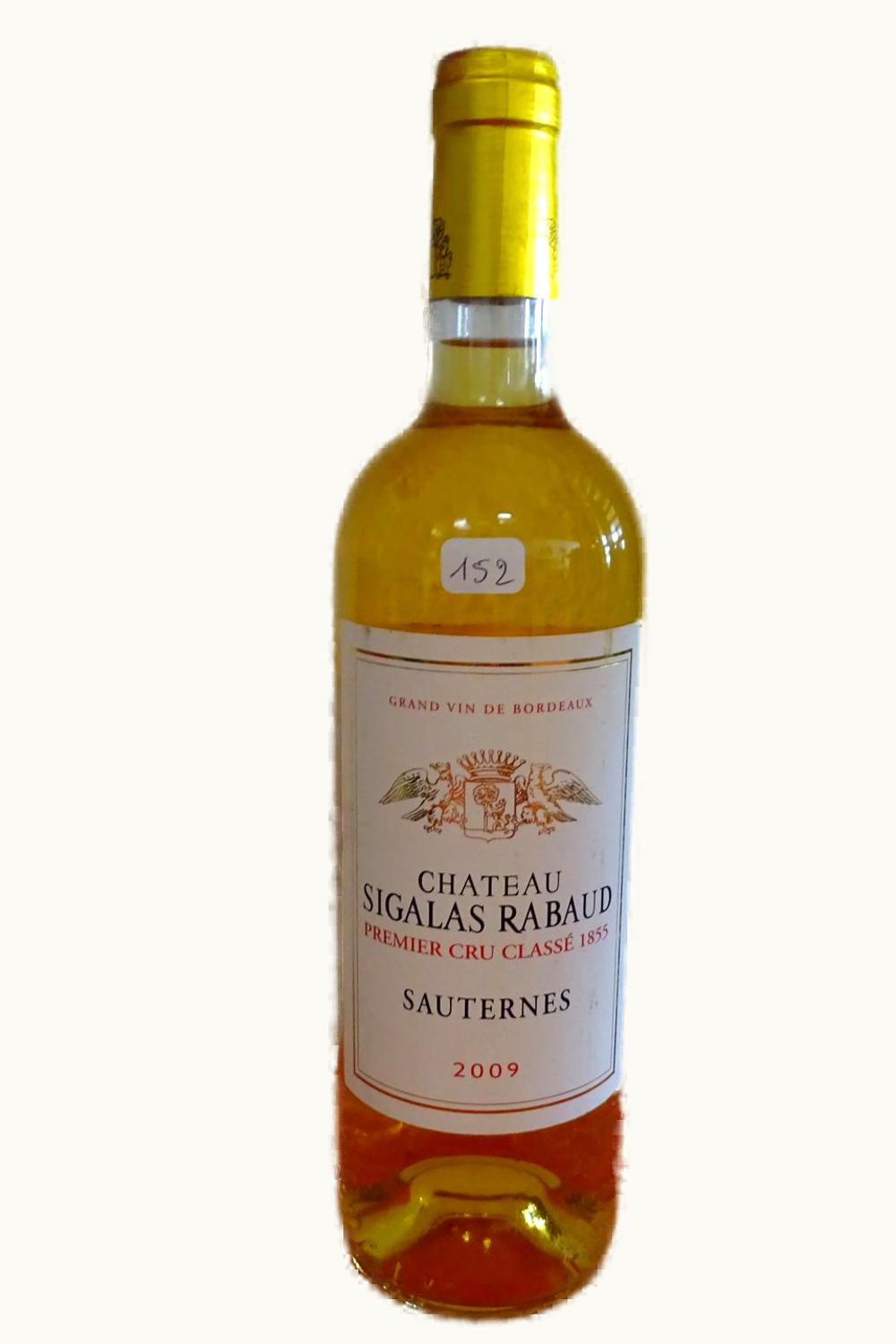 Château Sigalas-Rabaud Château Sigalas-Rabaud Sauternes Bordeaux France, 2009 UZ0696780