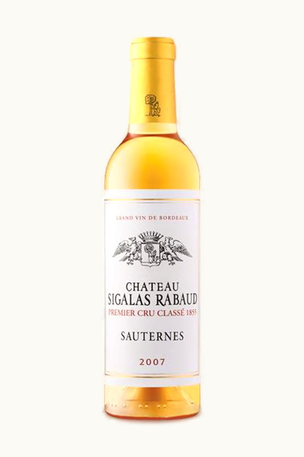 Château Sigalas-Rabaud Château Sigalas-Rabaud Sauternes Bordeaux France, 2007