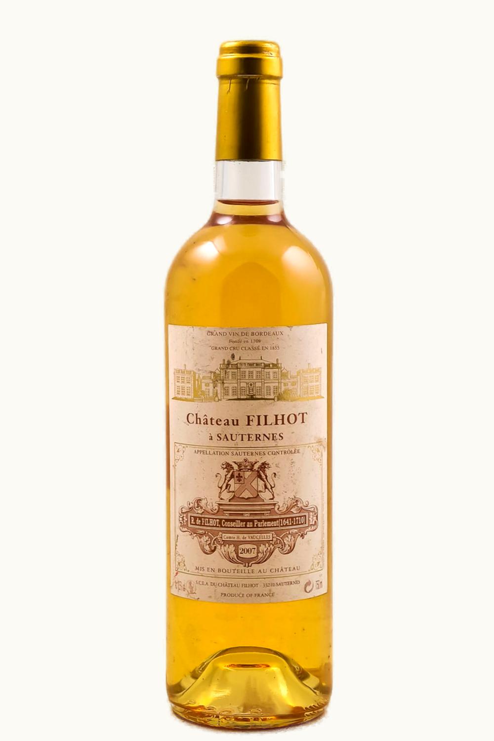 Château Filhot Château Filhot Sauternes Bordeaux France, 2007