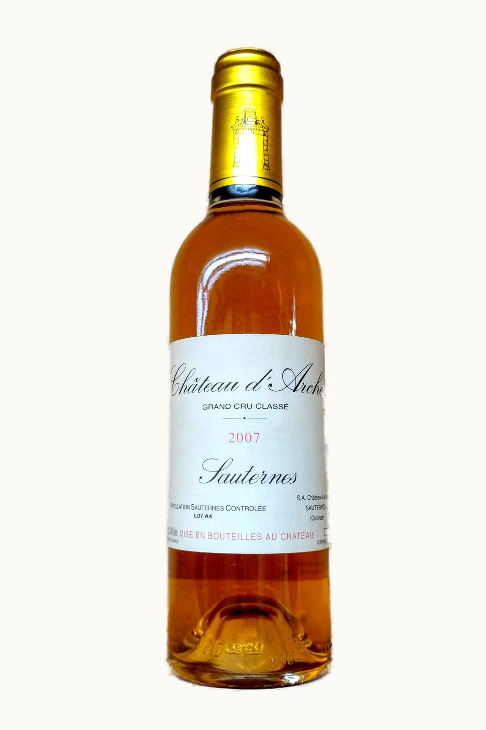 Château d'Arche Château d'Arche Sauternes Bordeaux France, 2007 UZ0696862