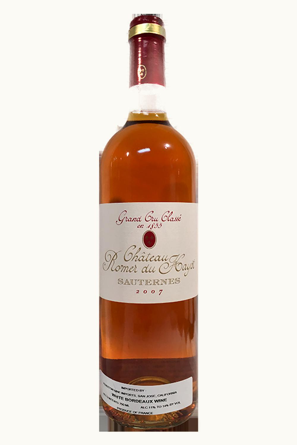 Château Romer Château Romer Sauternes Bordeaux France, 2007