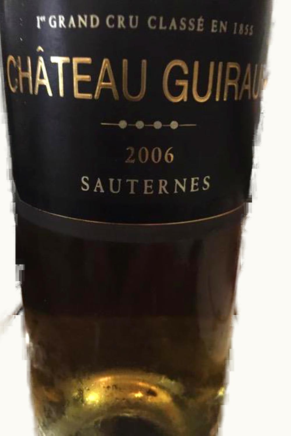 Château Guiraud Château Guiraud Sauternes Bordeaux France, 2006