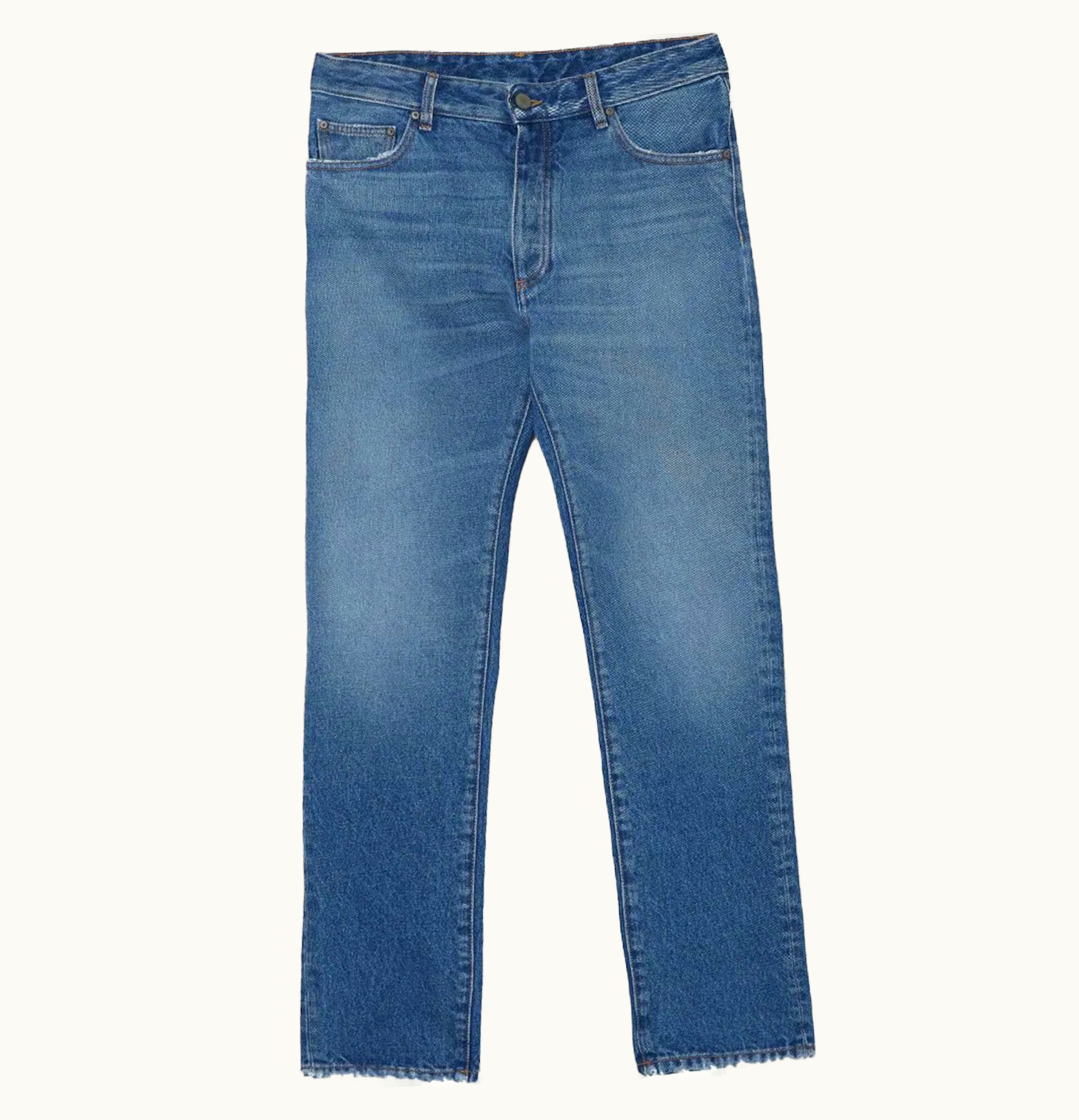 Palm Angels Palm Angels Bandana Straight Fit Jeans Blue