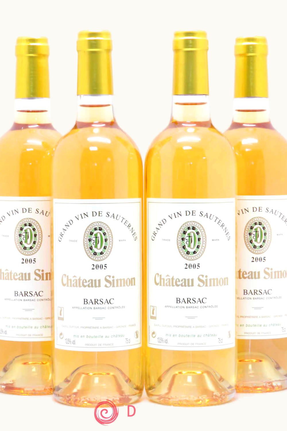 Simon Barsac Simon Barsac Sauternes Bordeaux France, 2005