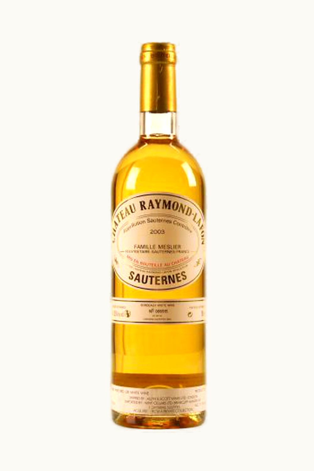Château Raymond-Lafon Château Raymond-Lafon Sauternes Bordeaux France, 2003