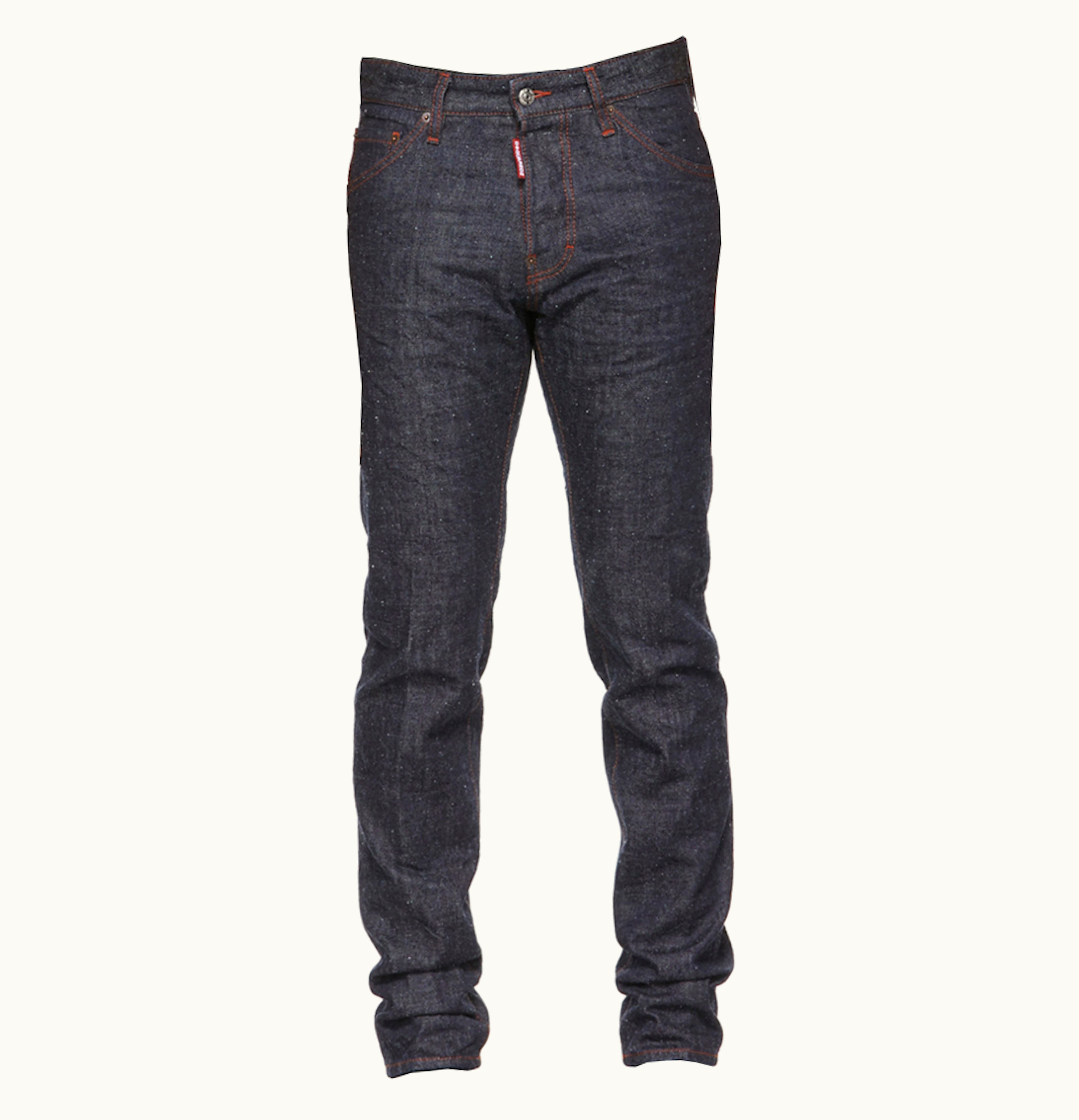 Dsquared2 Dsquared2 Cool Guy Back Logo Extra Slim Jeans Blue Orange