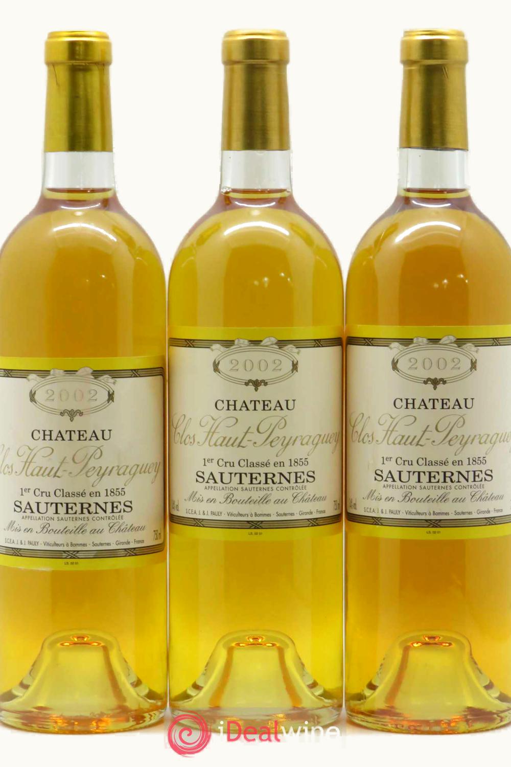 Château Lafaurie-Peyraguey Château Lafaurie-Peyraguey Sauternes Bordeaux France, 2002 UZ0697021