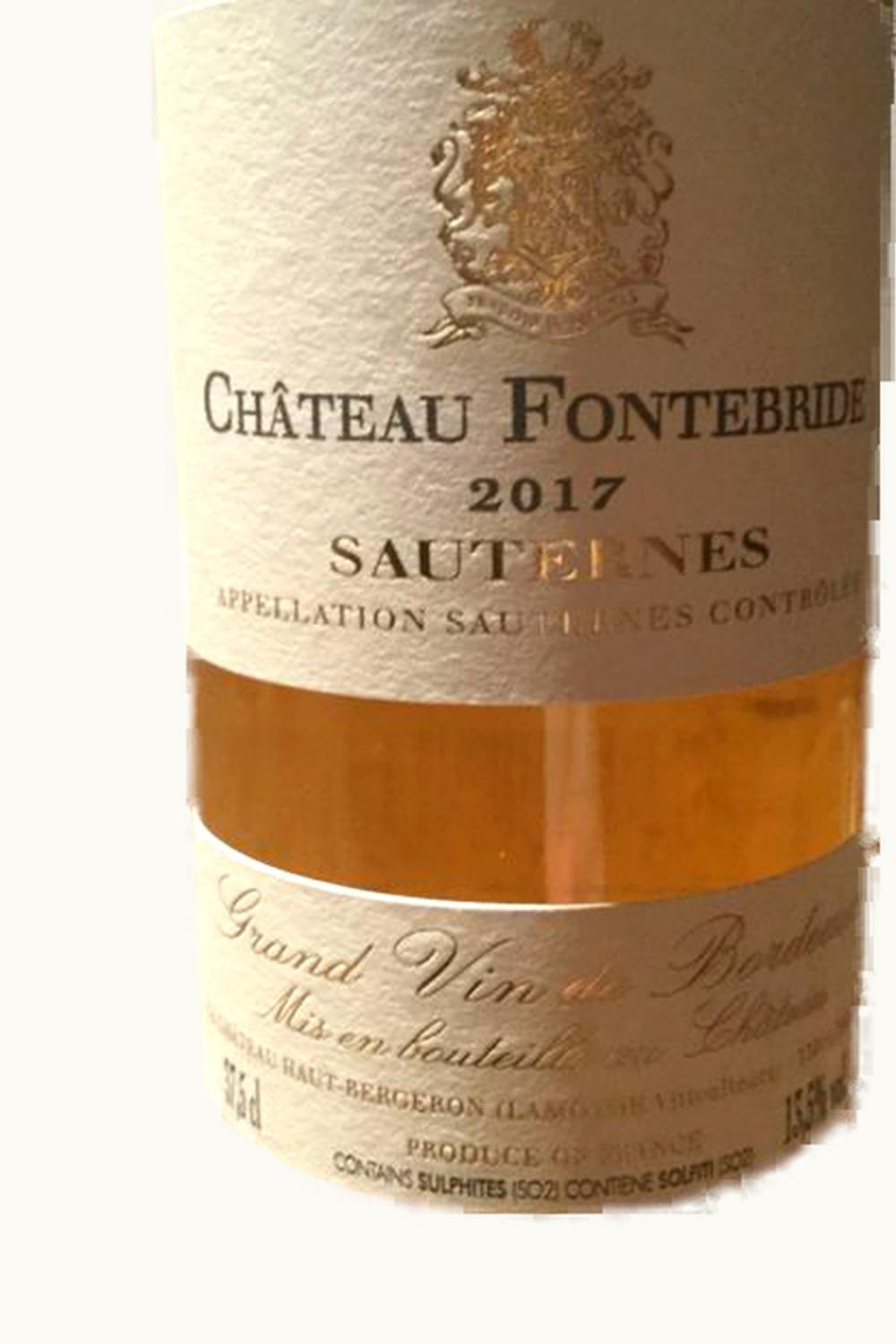 Fontebride Fontebride Sauternes Bordeaux France, 2002